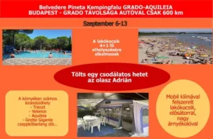 Nyaralás Olaszország, Grado - 2025 Szeptember 6-13