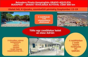 Mobilházas Nyaralás - 2025 Szeptember 13-19